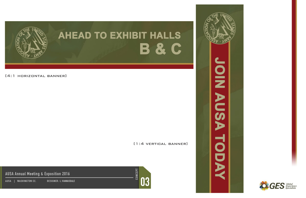 3rd Design: Banners, Horizontal and Vertical