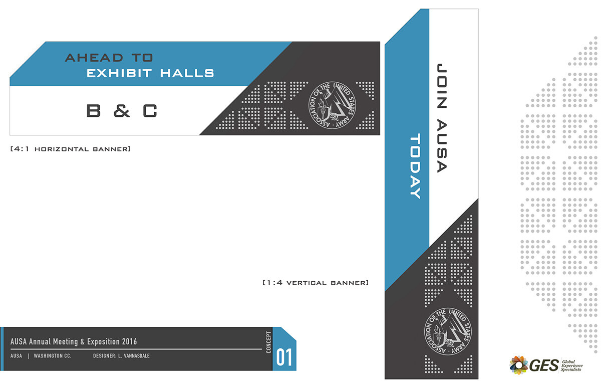 1st Design: Banners, Horizontal and Vertical