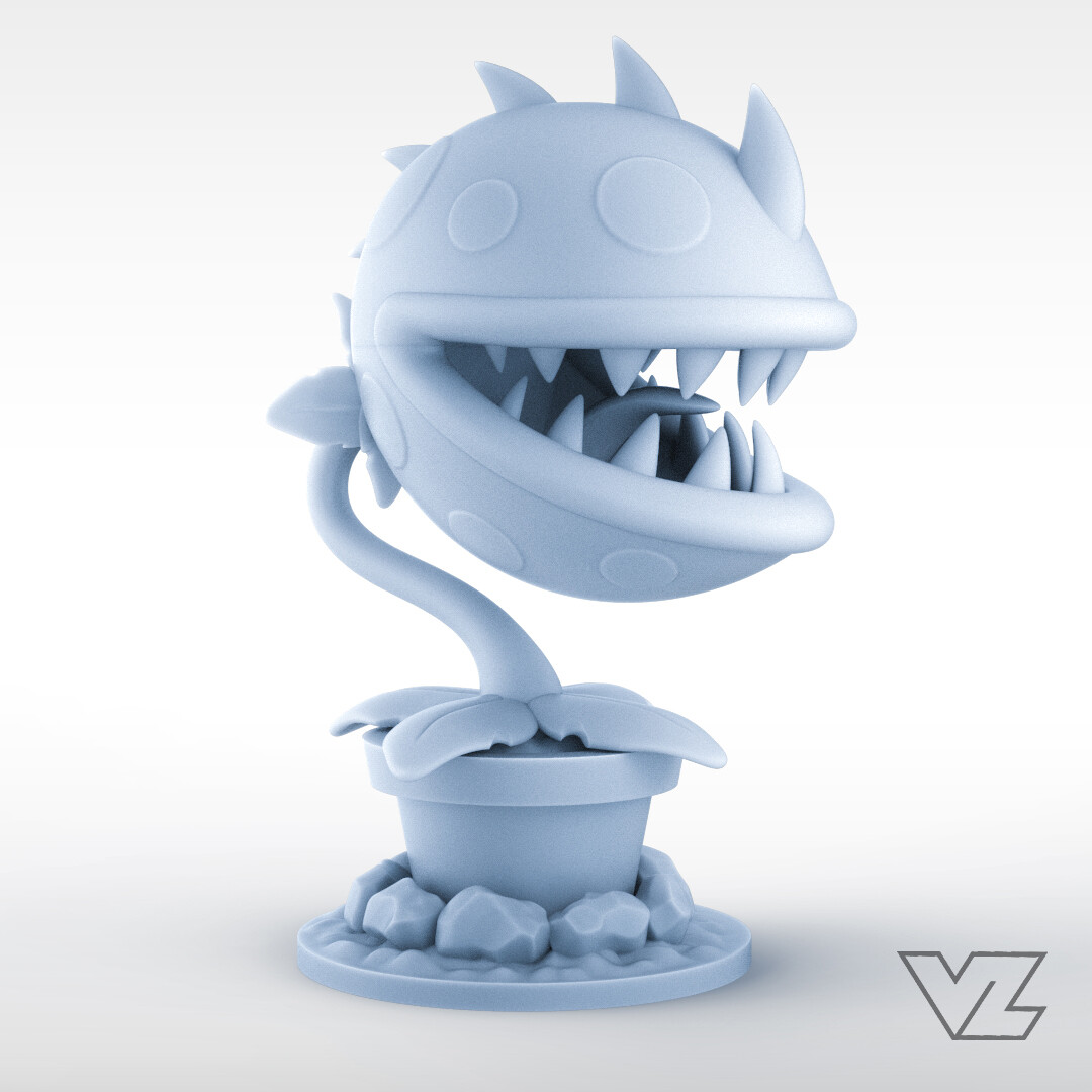 Artstation Chomper Plants Vs Zombies 3d Fanart Varizal Zulmi