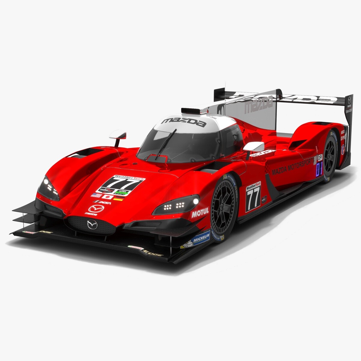 Artstation Mazda Rt24 P Imsa Season 19 3d Model Oleksii Sergiyovych