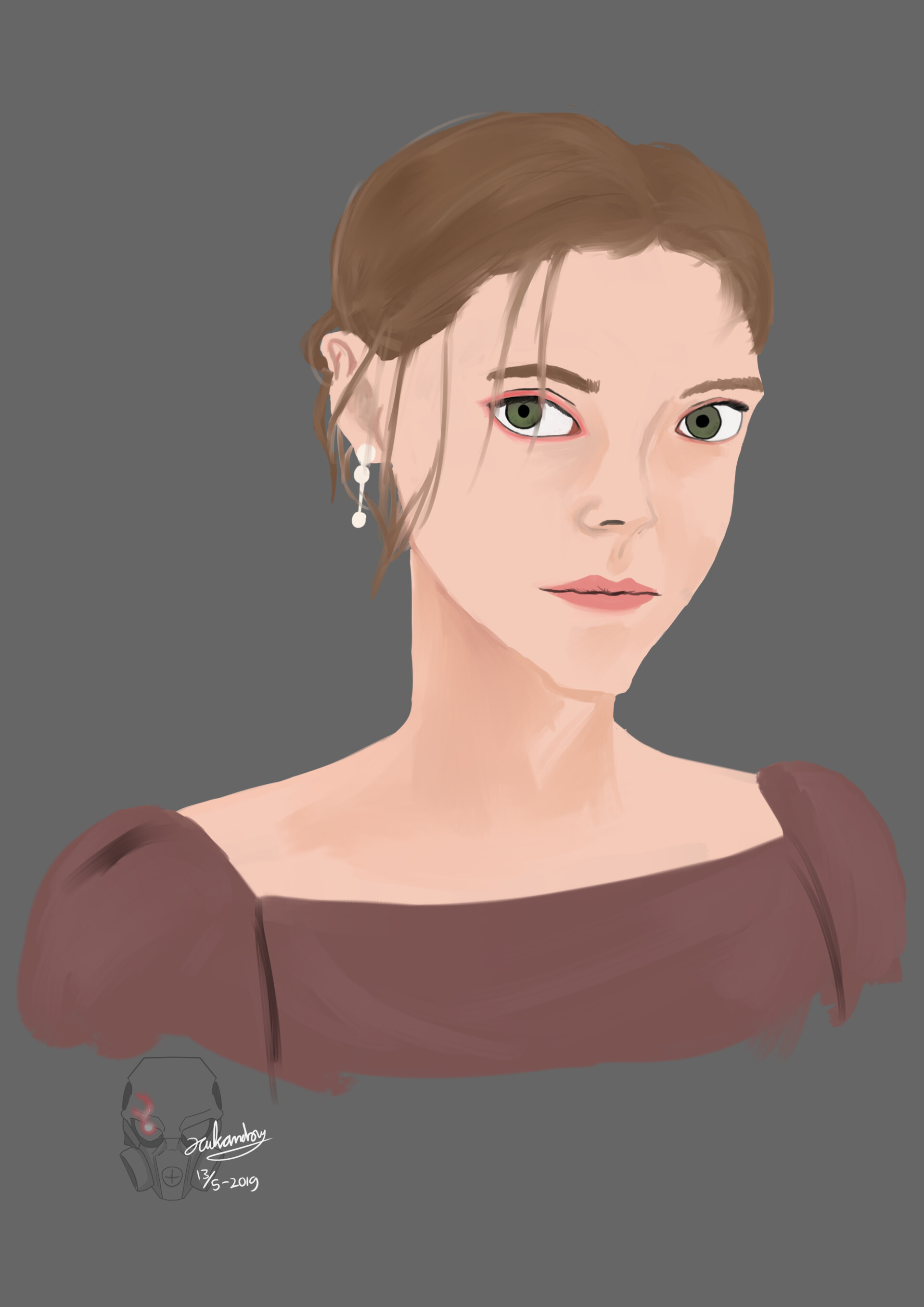 Julian Kandou Painting Practice Chloe