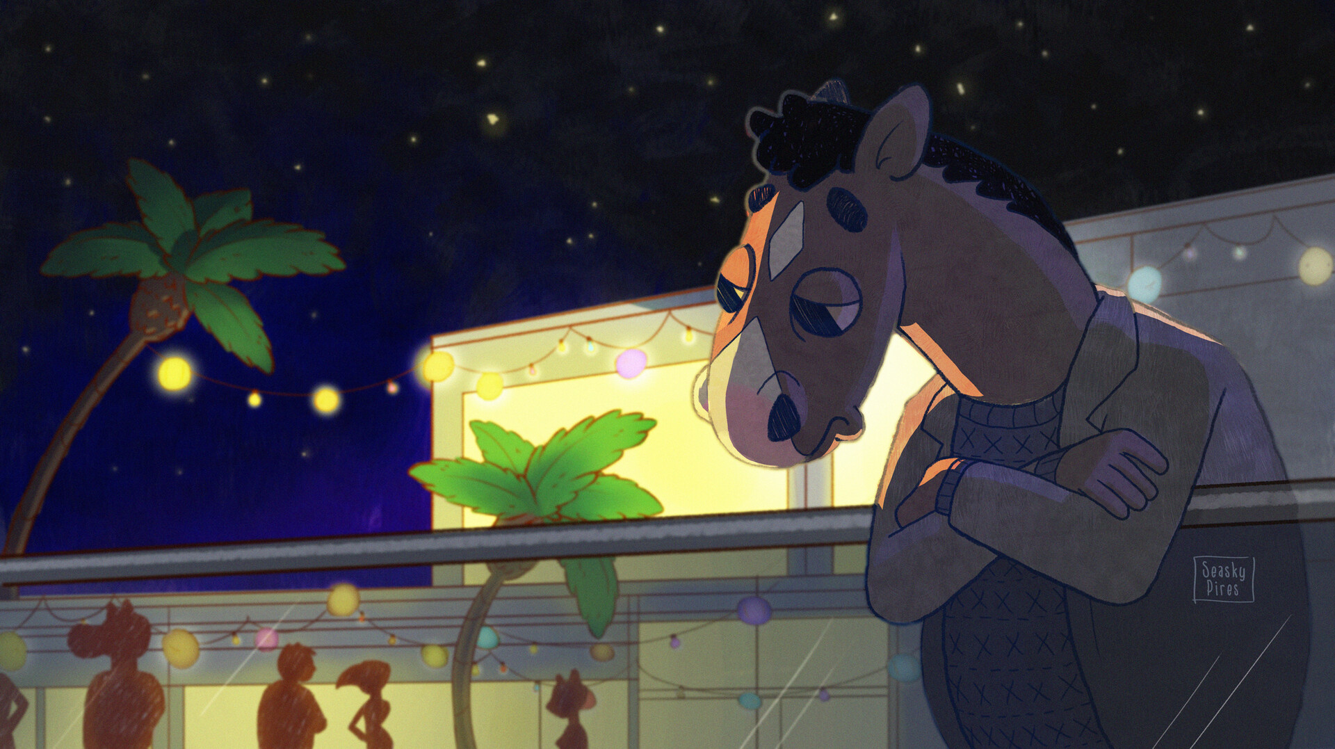 Seasky Pires Bojack Horseman Fan Art These include sketches, drawings, and storyboards. seasky pires bojack horseman fan art