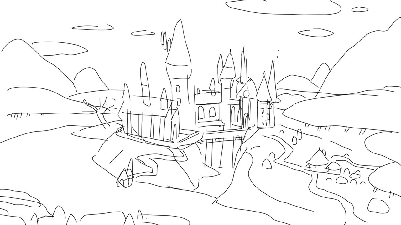 Artstation Hogwarts Castle Albus119