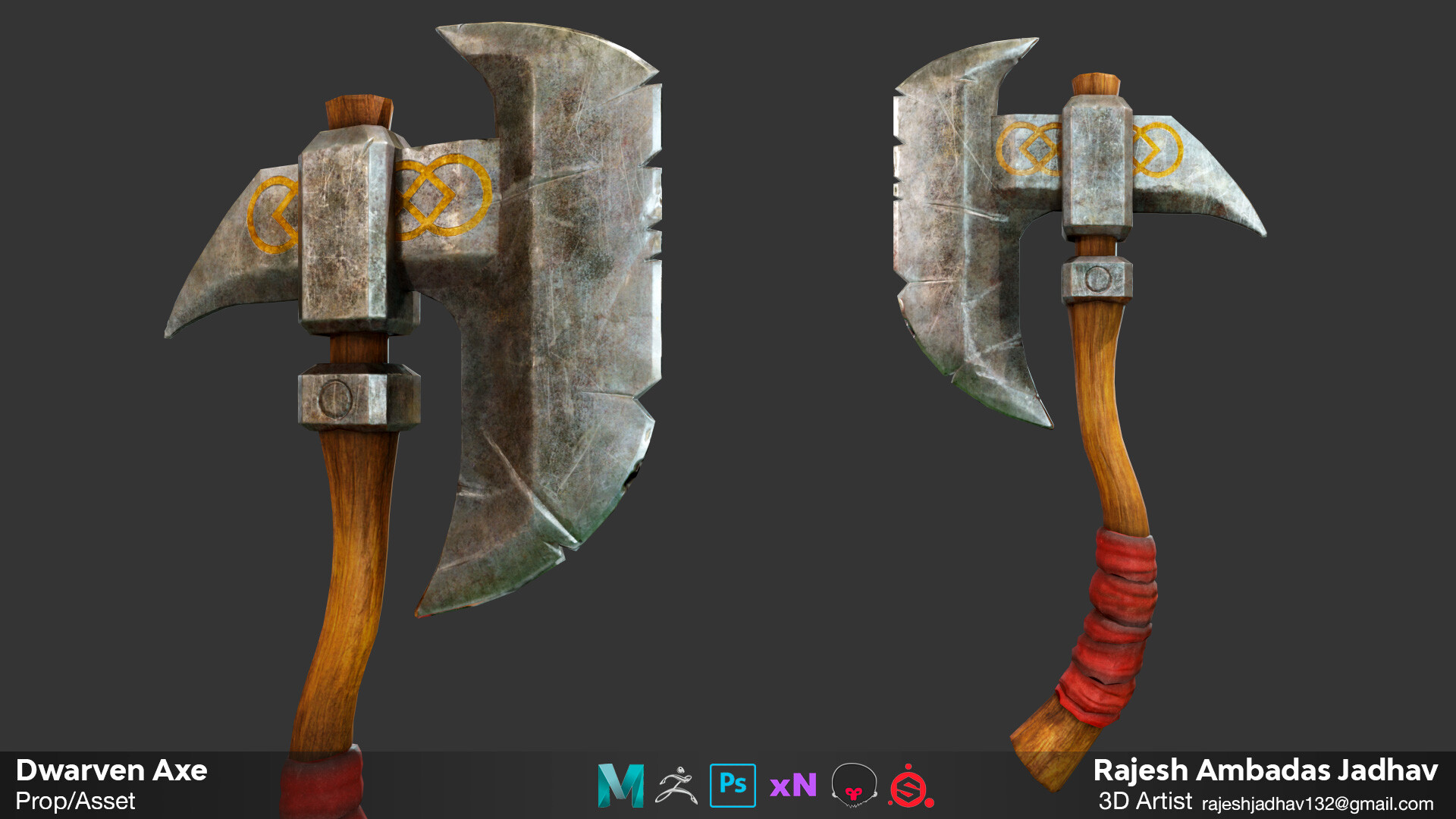 ArtStation - Dwarven Axe