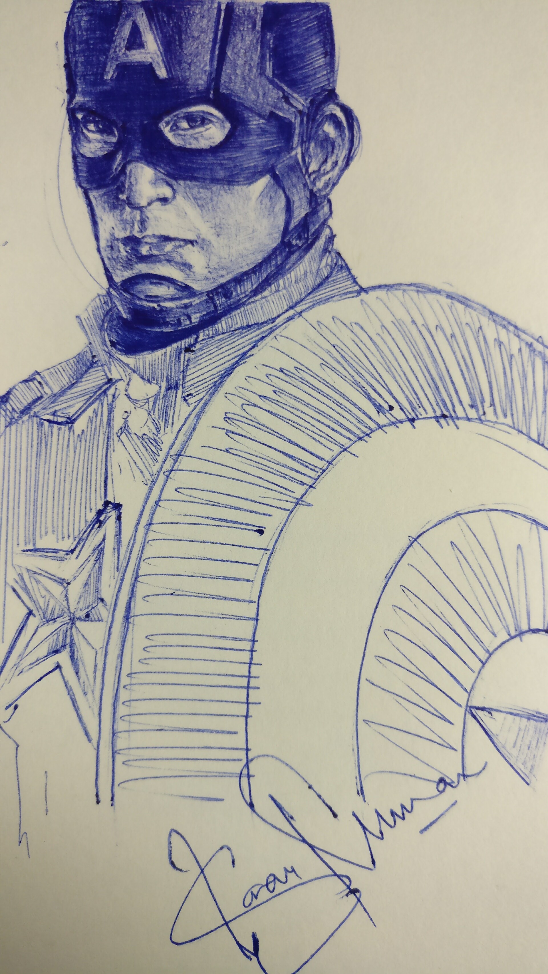 Captain America Sketch  Behance