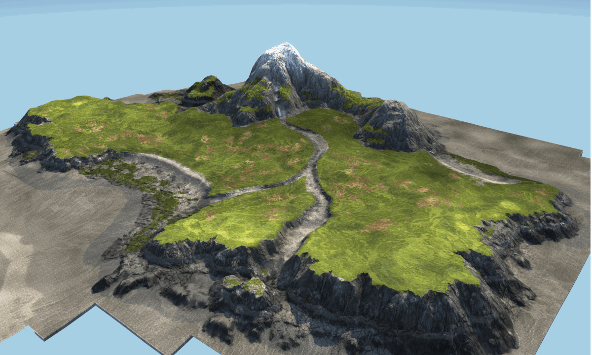 Medium Island - Complete View