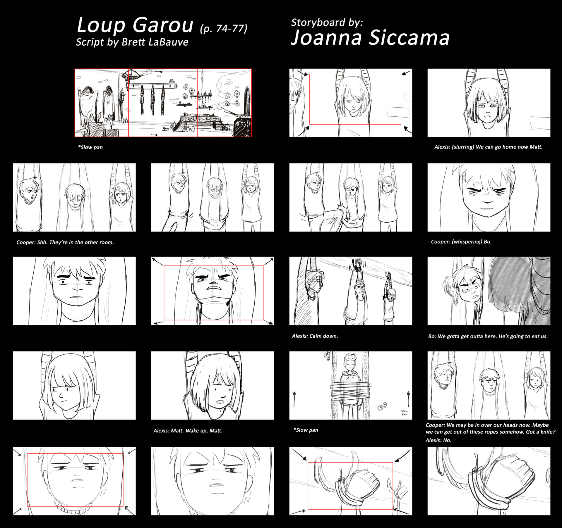 Artstation Loup Garou Storyboard Joanna Siccama Artstation Loup Garou Storyboard Joanna Siccama
