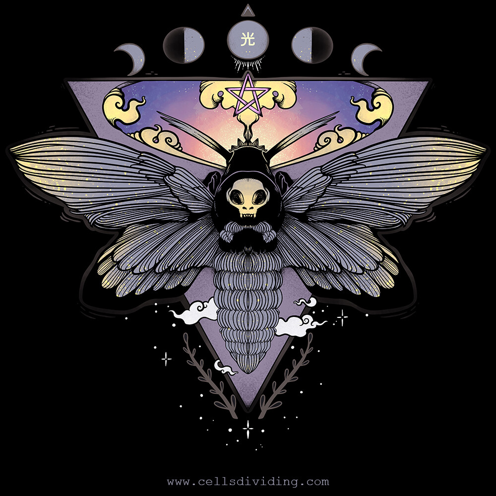 ArtStation - A0105, Moth, iPad Artwork
