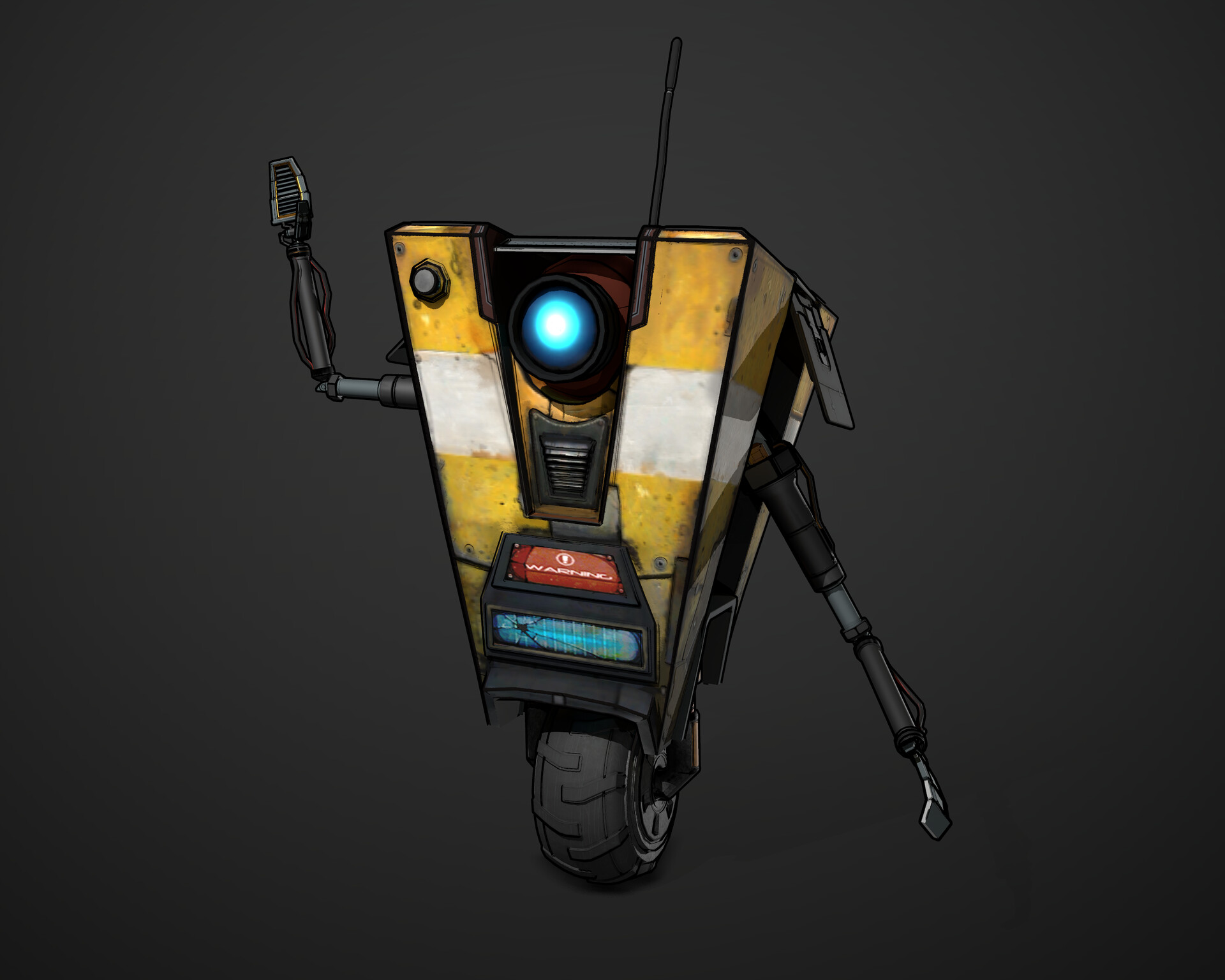 Fan Art of Clap-trap from the game Borderlands. 