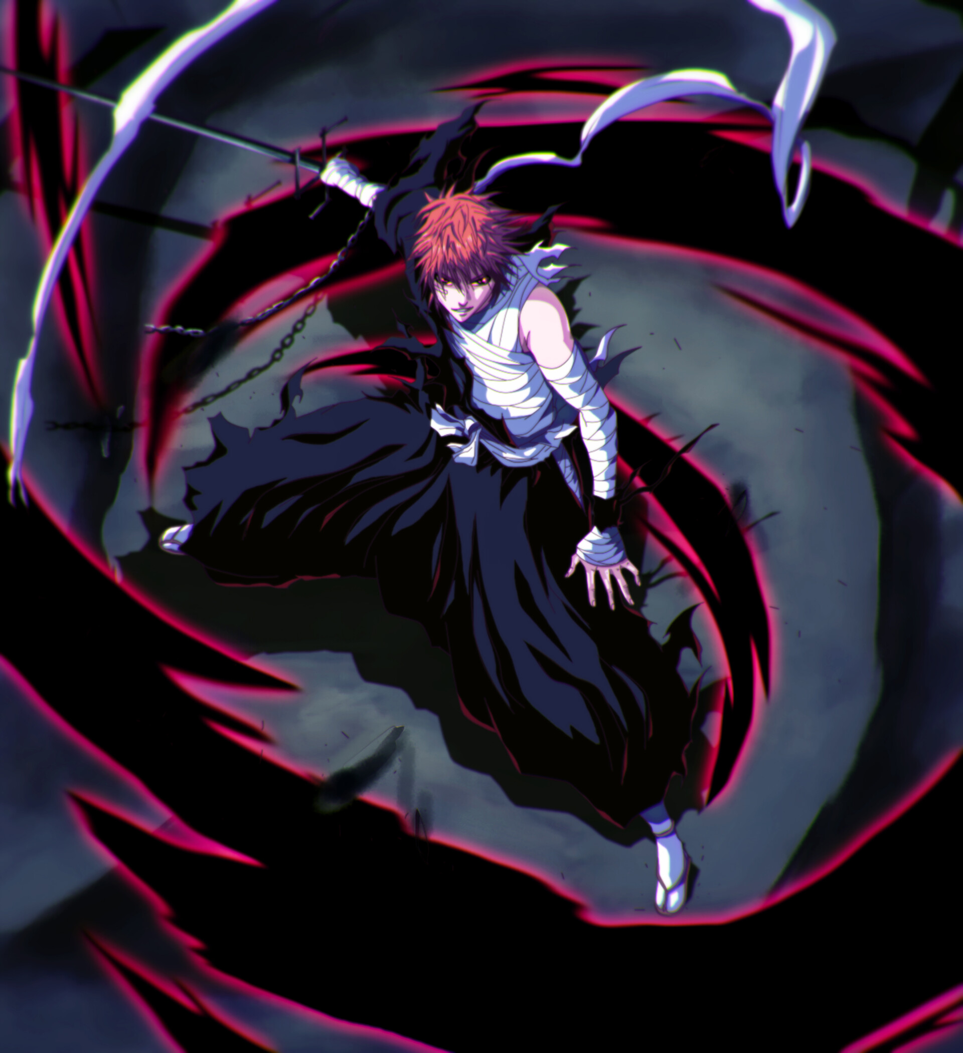 Artstation Ichigo Bankai Luis Diaz 童顔