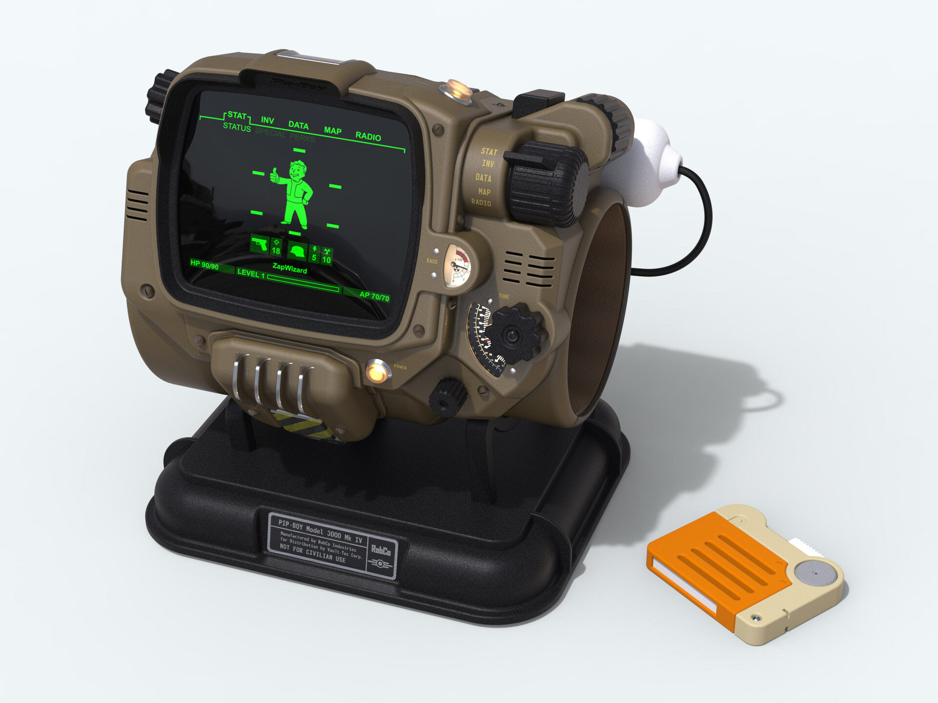 Fallout 4 gold kit for color pipboy фото 7
