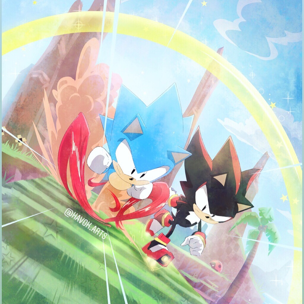 ArtStation - Sonic and Shadow