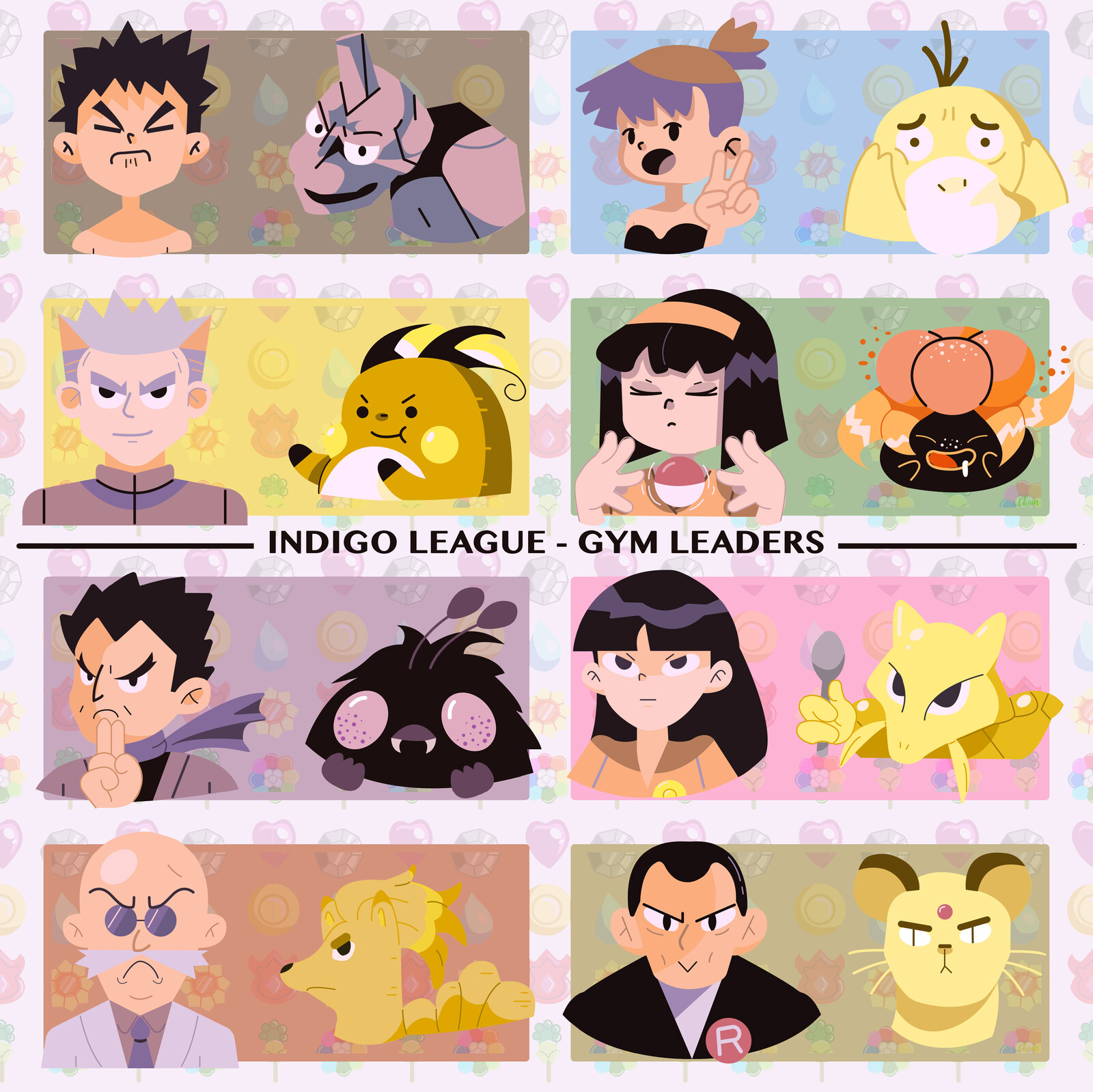 Artstation Pokemon Indigo League Soanja Connac