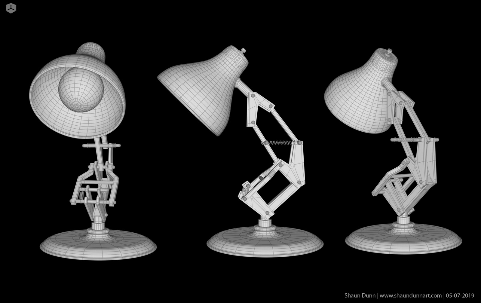 The Luxo Jr  3D model is another prop I created to help support my story.