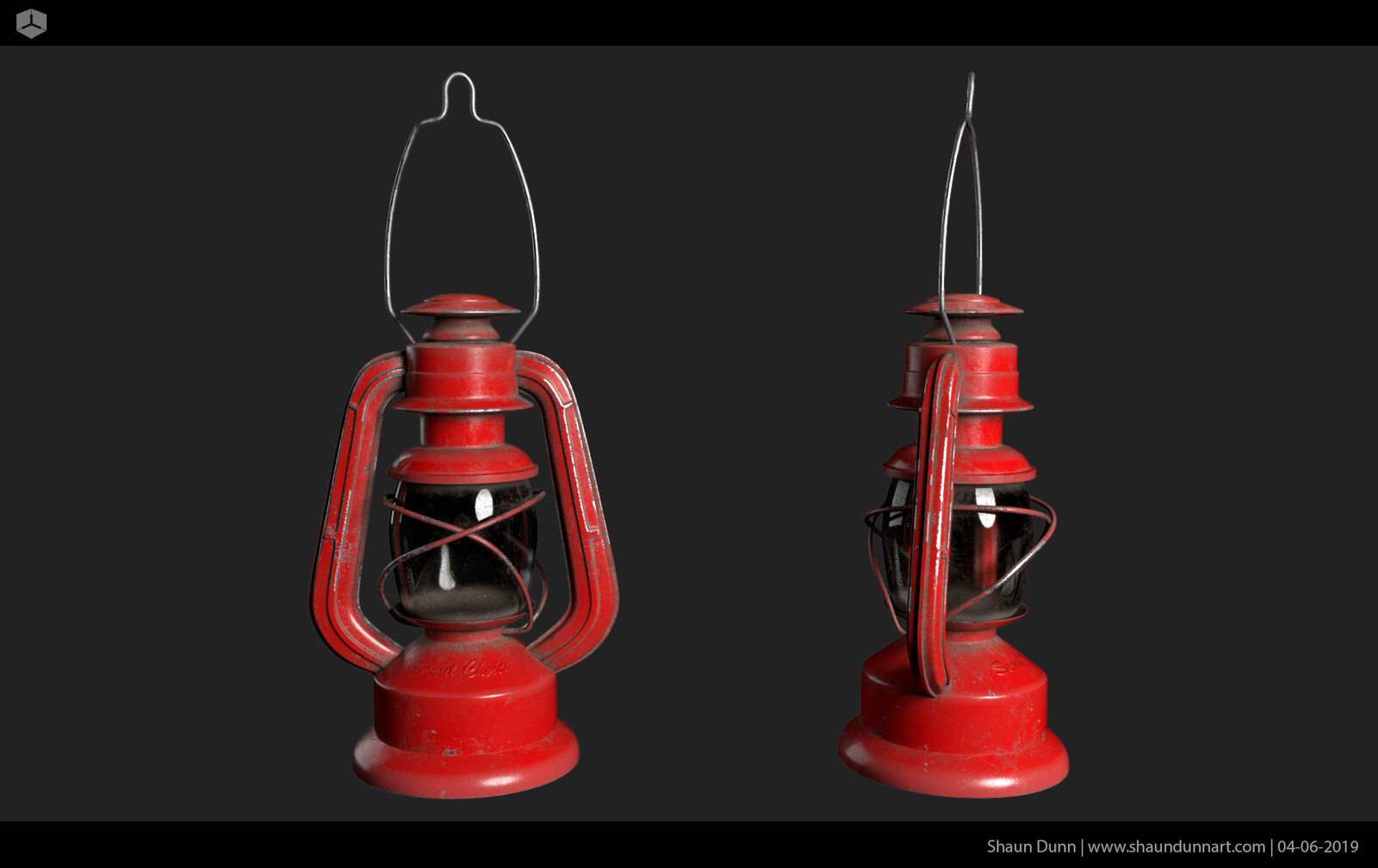 The lantern was a fun model to texture.