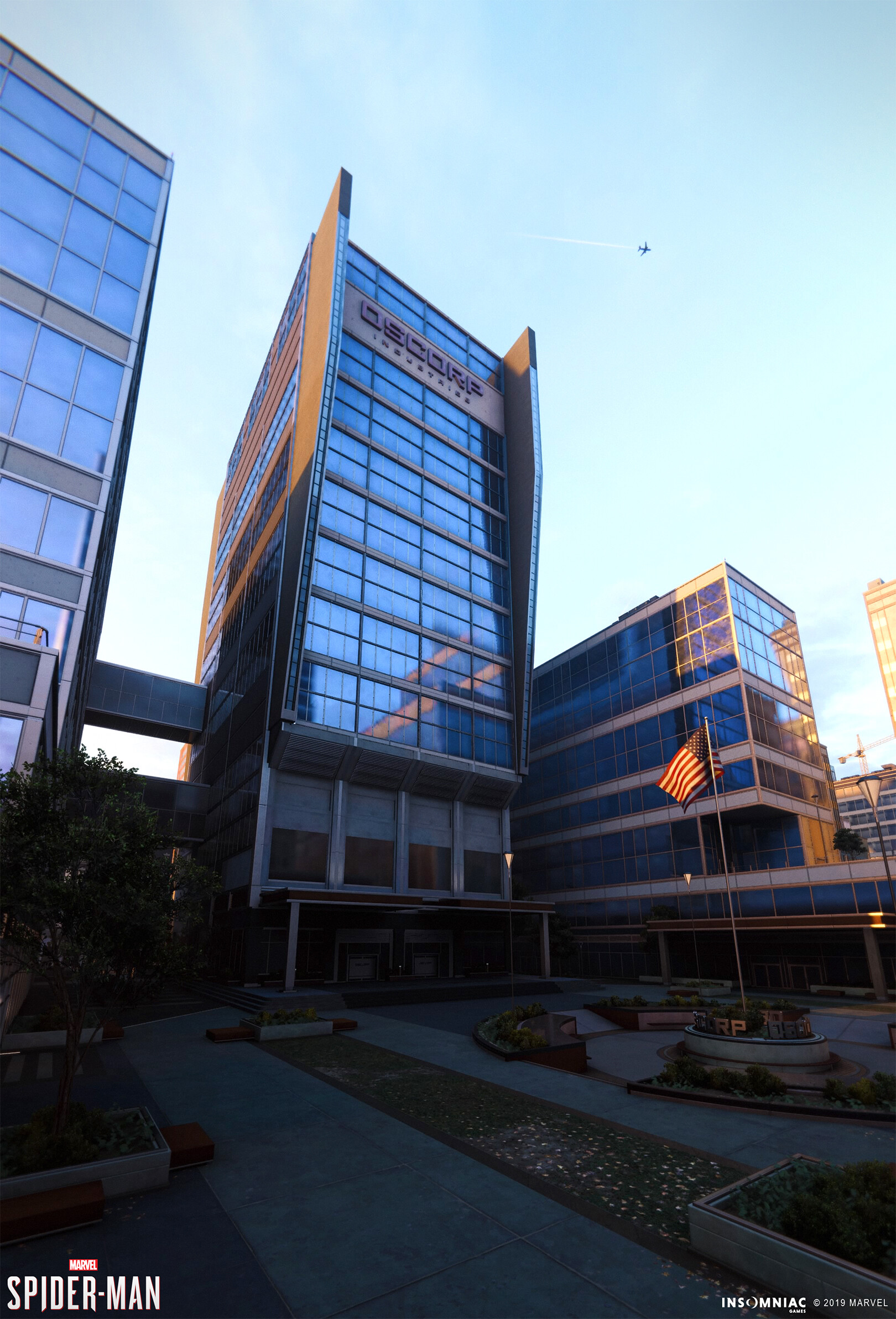 Paul Tran Marvel's SpiderMan Upper West Side Oscorp Building