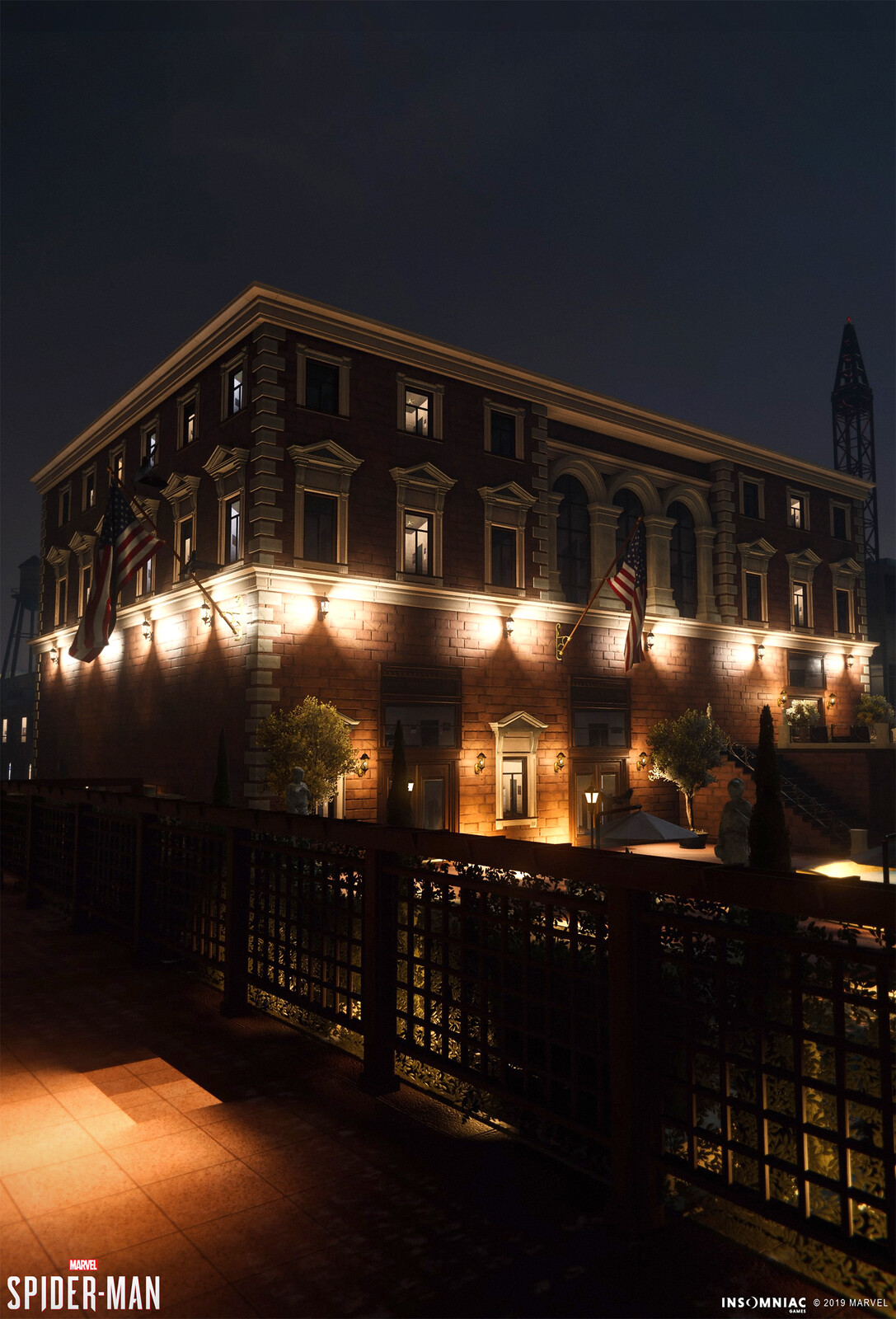 Paul Tran Marvel's SpiderMan Upper West Side Rooftops