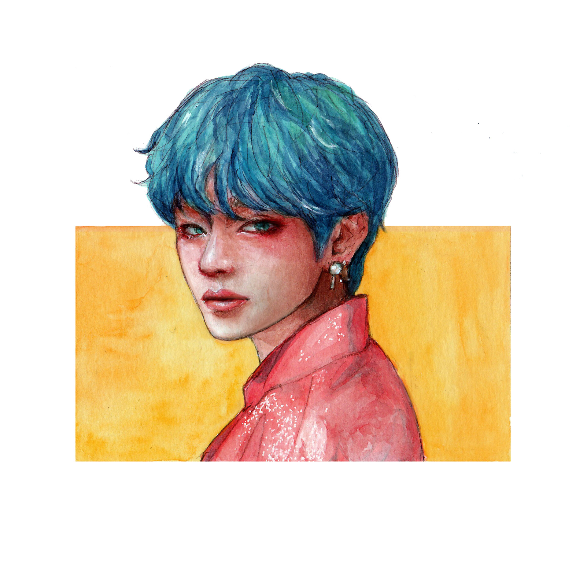 Artstation Bts Boy With Luv Taehyung Roonzie Lrz