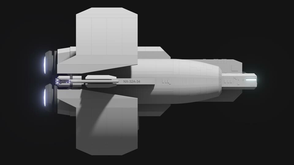 The first spaceship I ever made, I think.