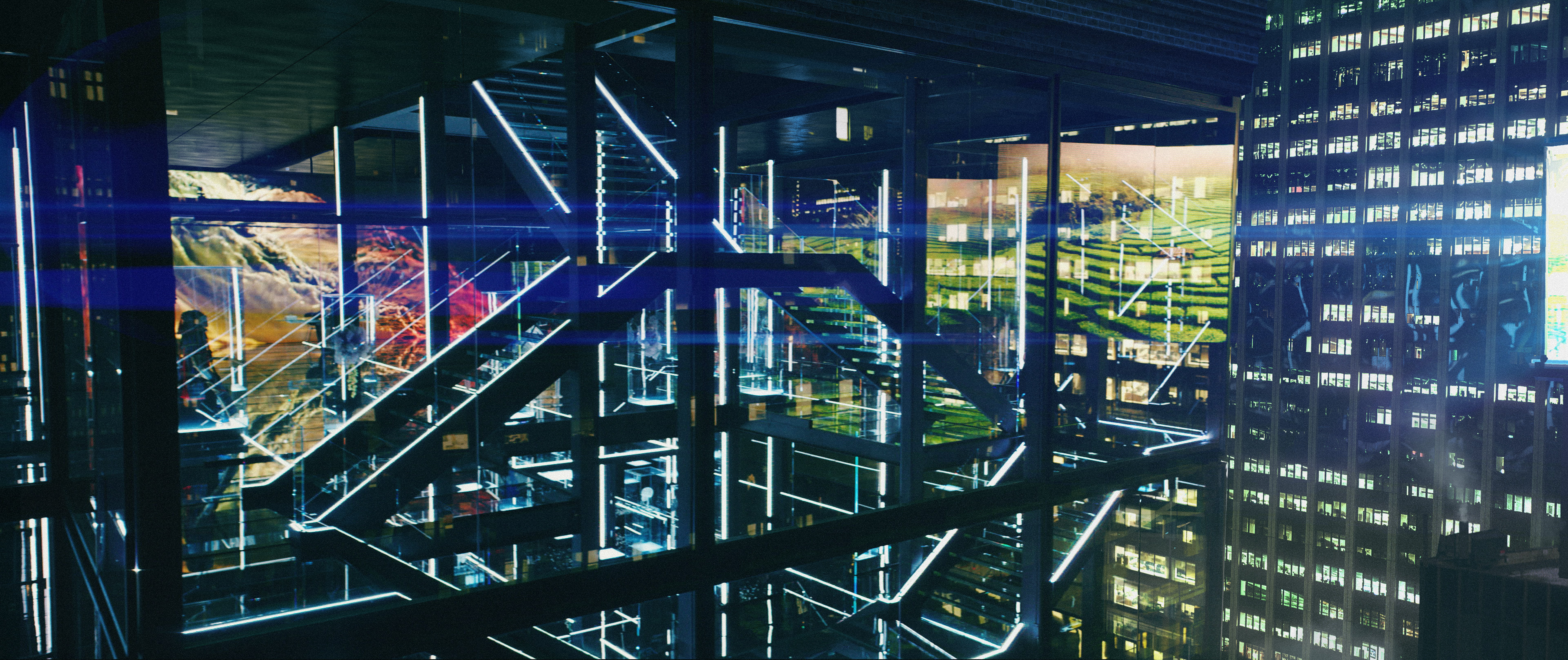 Glass Office Exterior