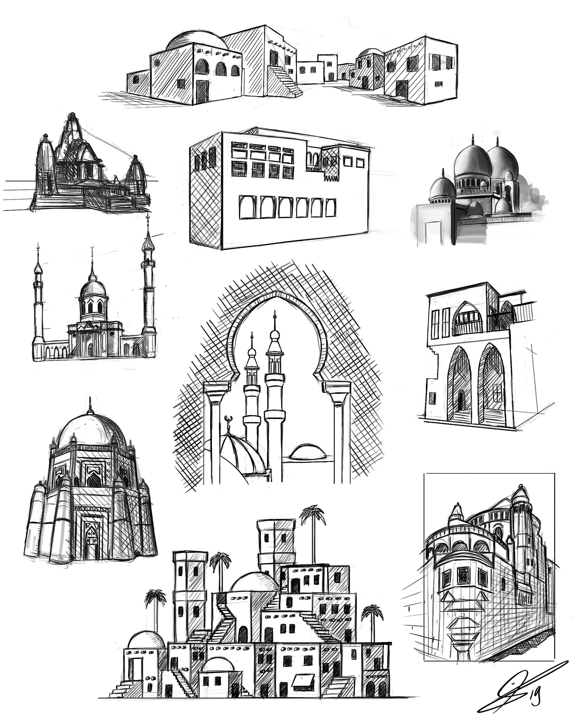 middle eastern architecture