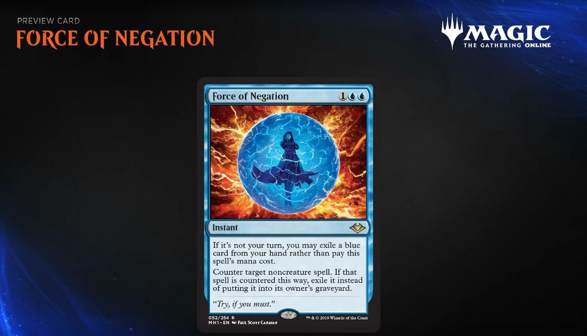 Paul Canavan Mtg Force Of Negation