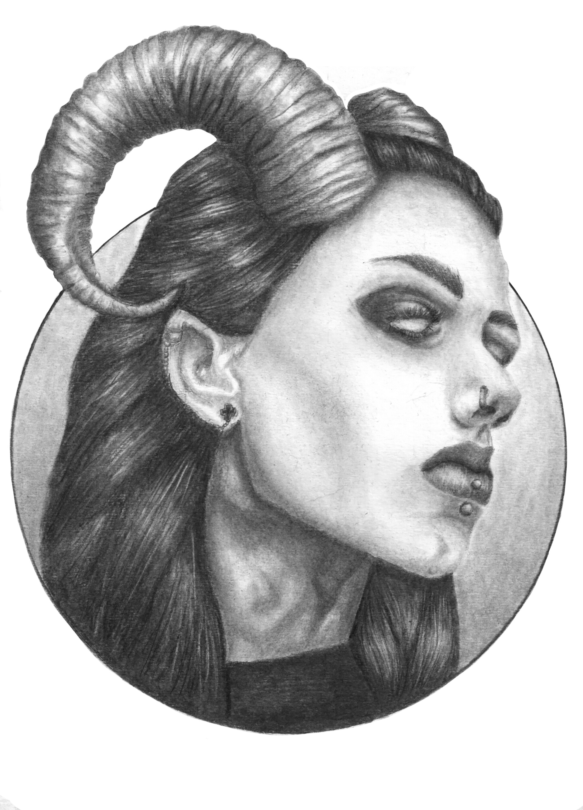 Artstation Devilgirl Hugo Mogensen,Tumblr Girl Brown Hair
