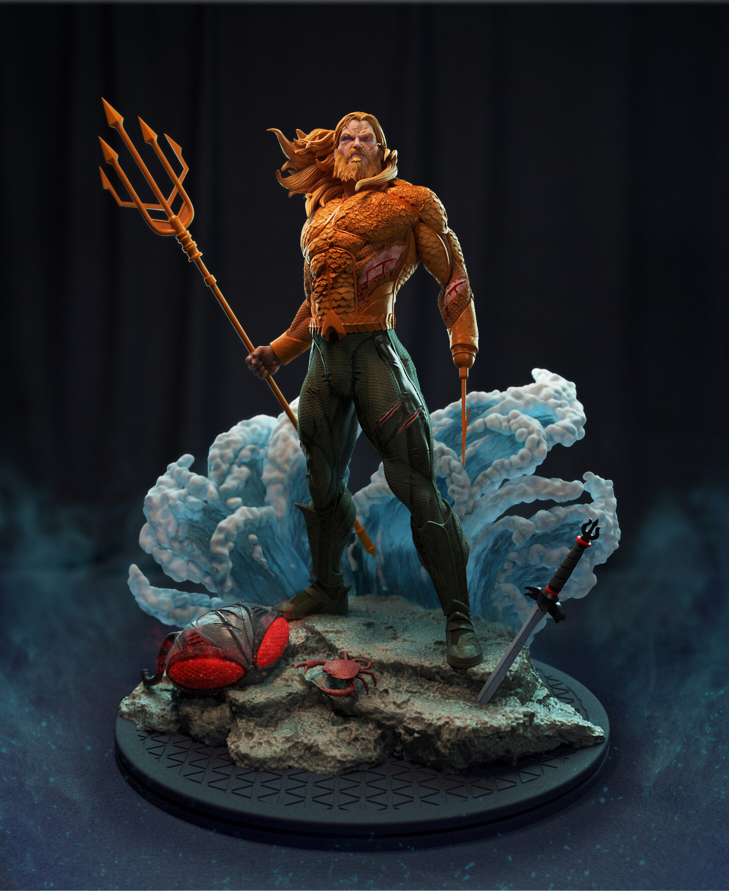 Artstation Aquaman Fanart Juan Pitluk