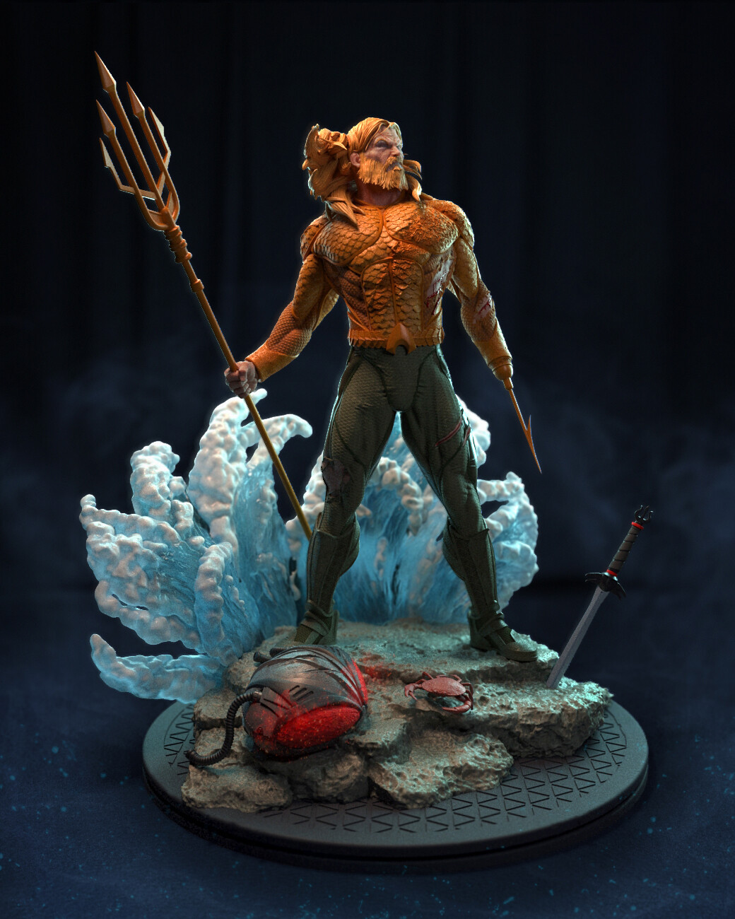 Artstation Aquaman Fanart Juan Pitluk