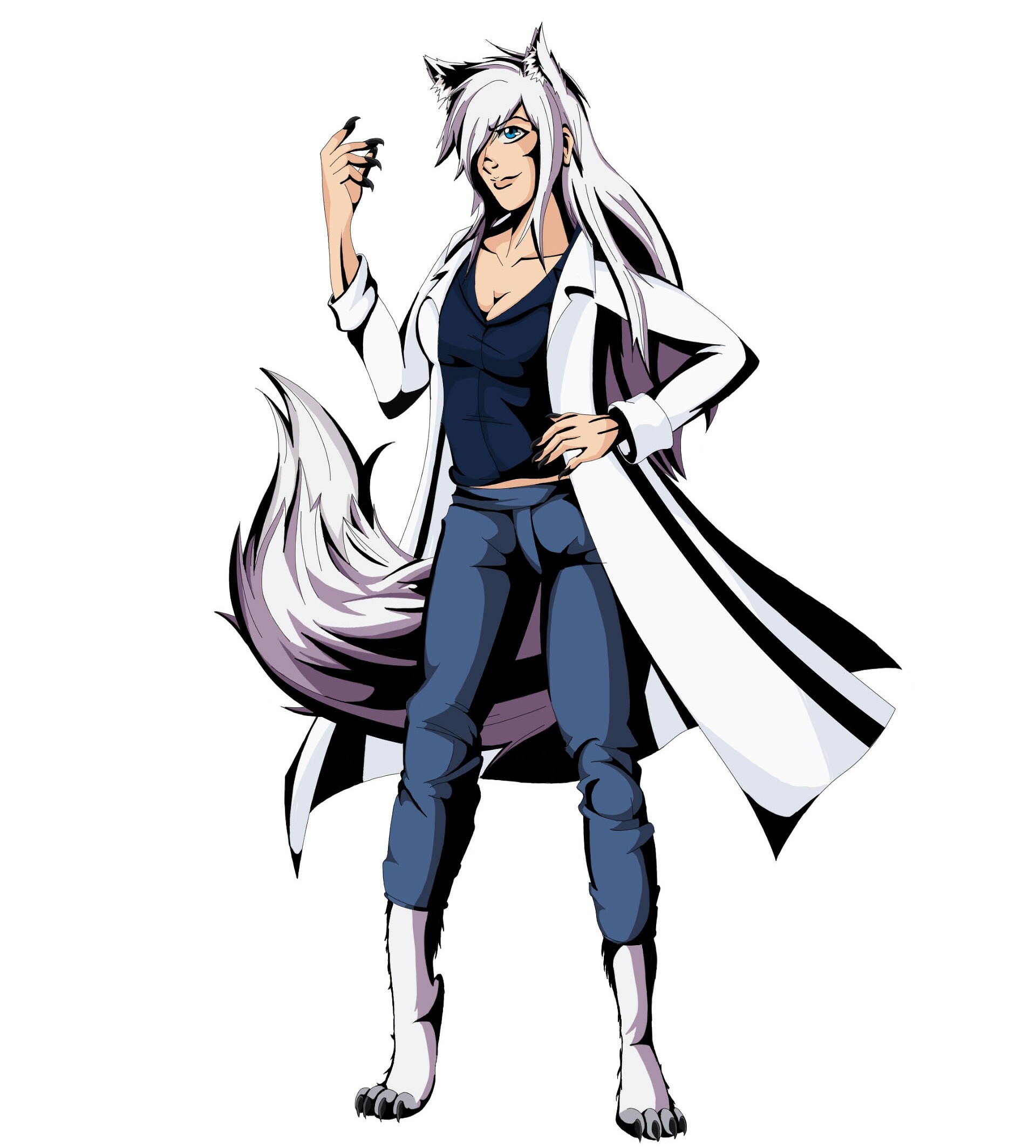 Artstation Female Wolf Faunus Jack Brown