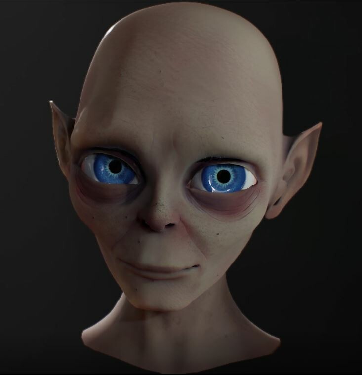 Lorna Phillips Smeagol Face Rig