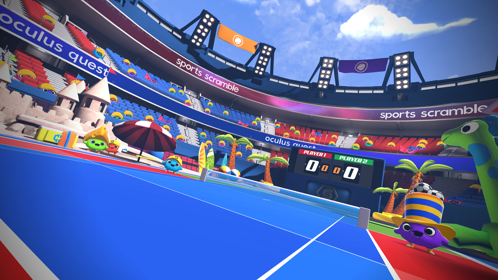 Tennis Stadium 02 - Responsible for everything except: Character hats (Sasha Nodia)