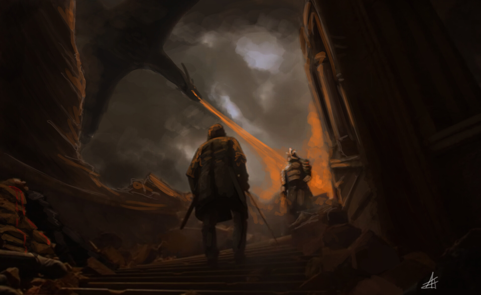 ArtStation The Hound VS The Mountain