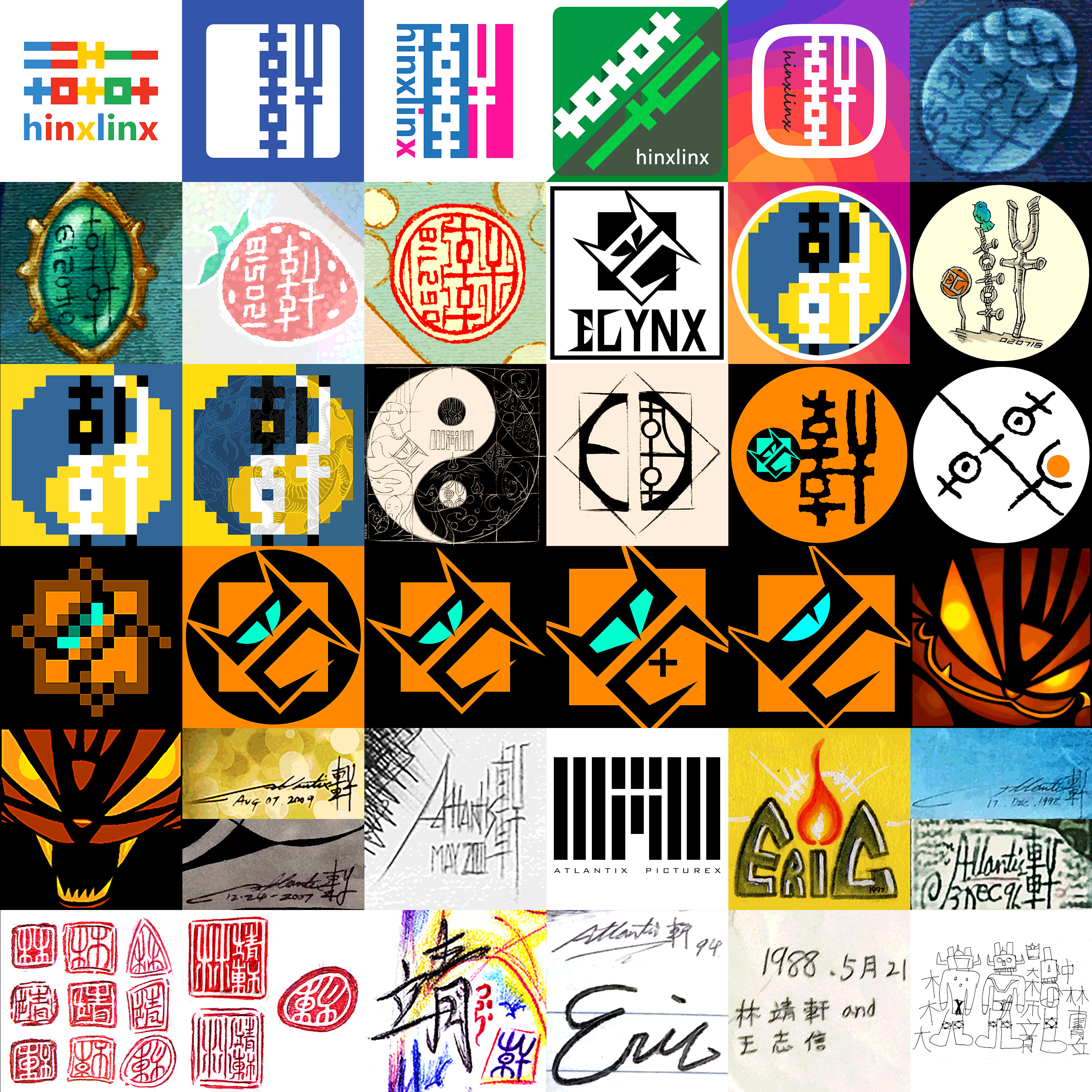 Evolution of Logo / Signature / Avatar II