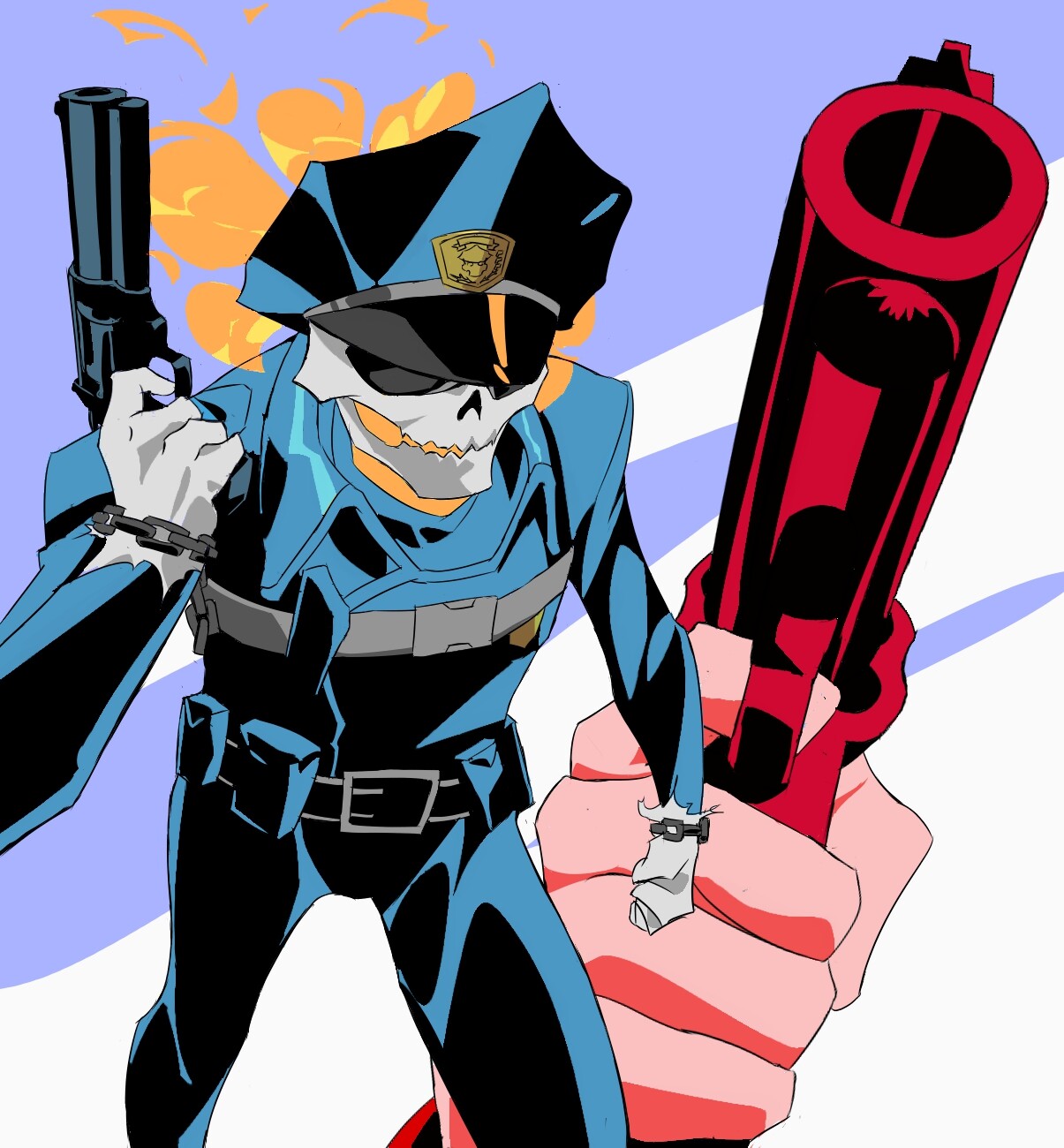 Get Wallpaper Artstation Inferno Cop Mr Upload For Android Free