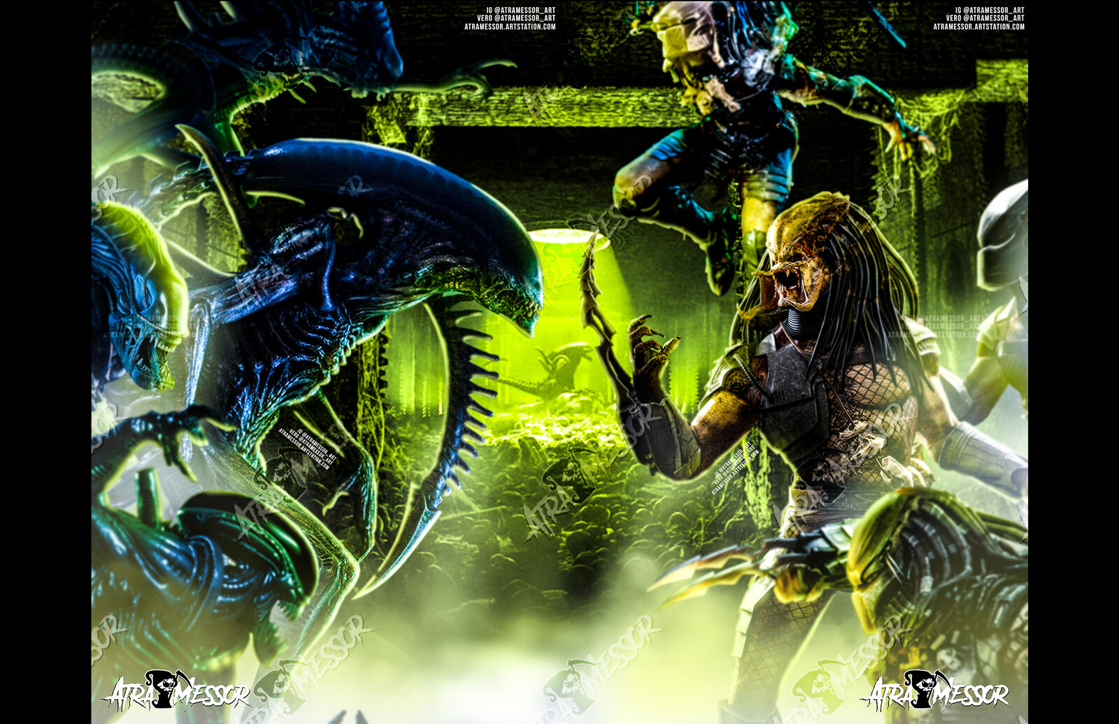 Alien vs Predator 2 piece