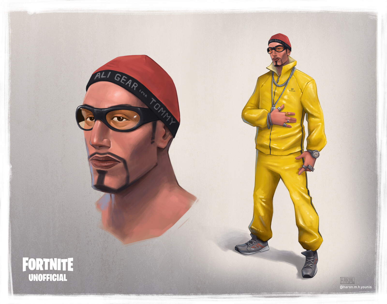 Artstation Ali G Fortnite Style Unofficial Haron M H Younis