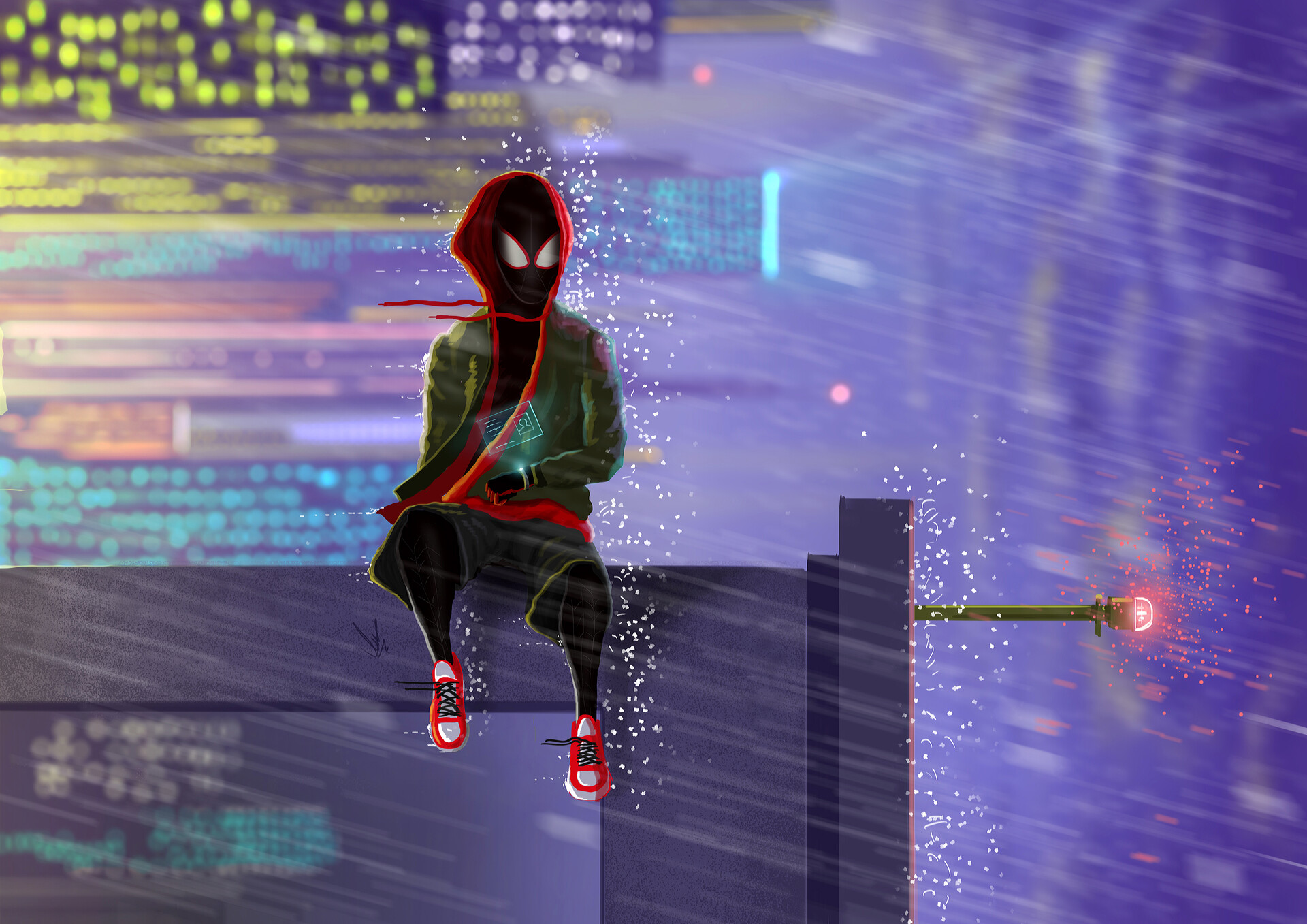 ArtStation Miles Morales' Spiderman
