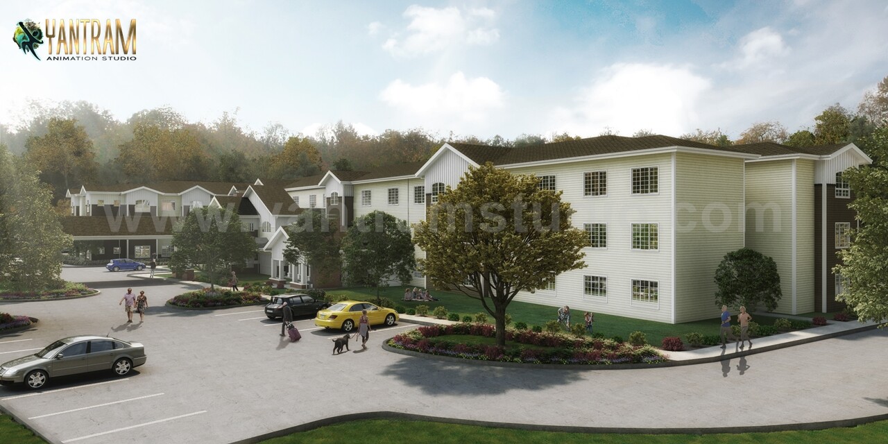 Artstation Old Living Residential 3d Exterior Designers By