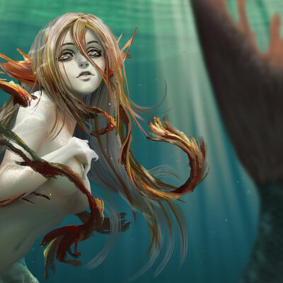 Ruben de vela ruben de vela legends of history mermaid