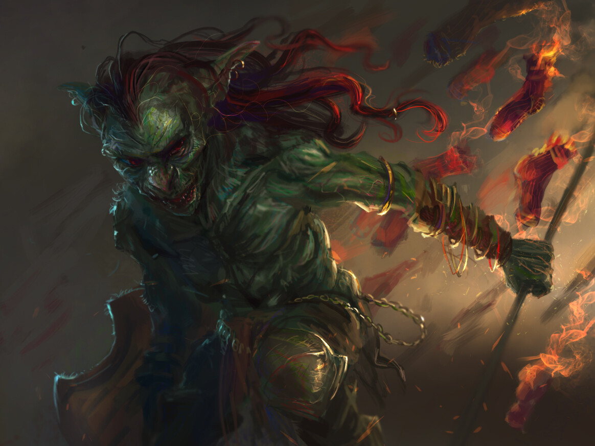 The 411 year old goblin Vutok Bravedpage, one of the first of his kind