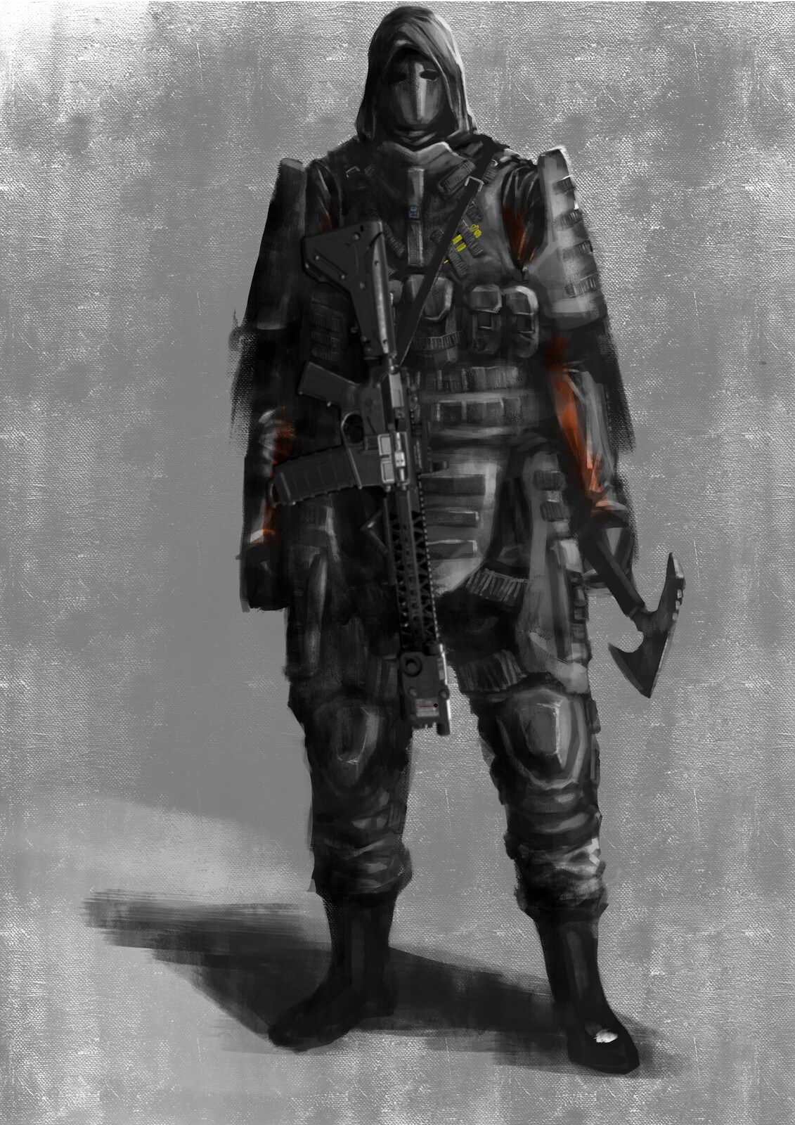 Artstation Hunter Agent The Division Raven Caine