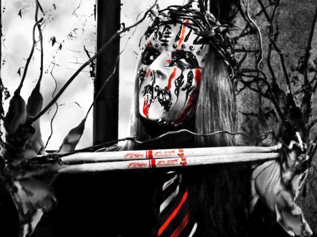 Joey jordison blood sale drumsticks