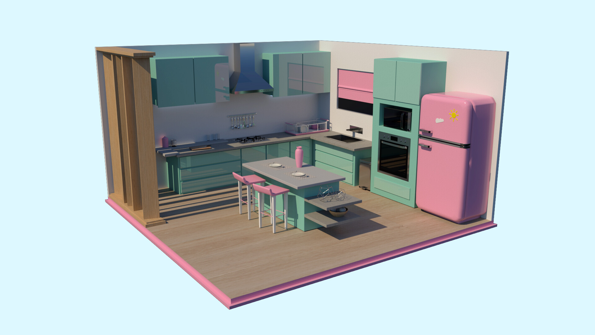 ArtStation Diorama Kitchen