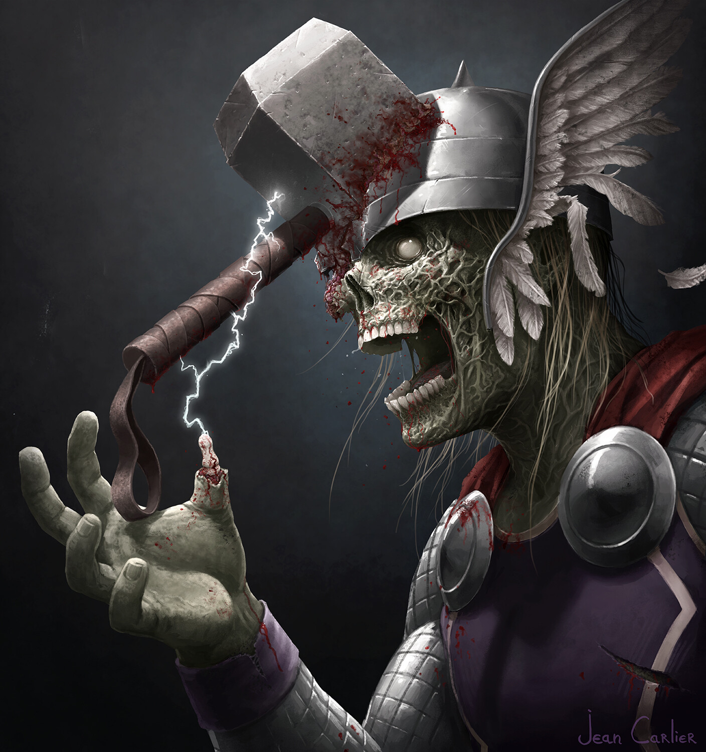 zombie thor funko