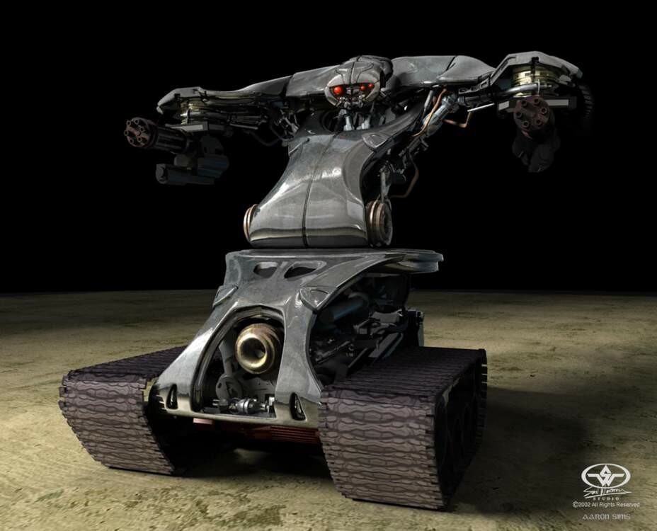 ArtStation Terminator 3 T1Robots Concept Art