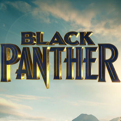 Black Panther - movie premiere graphics