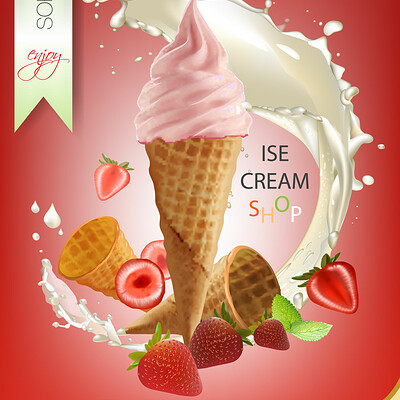 Igor starostenko ice cream s moloko strawb mint