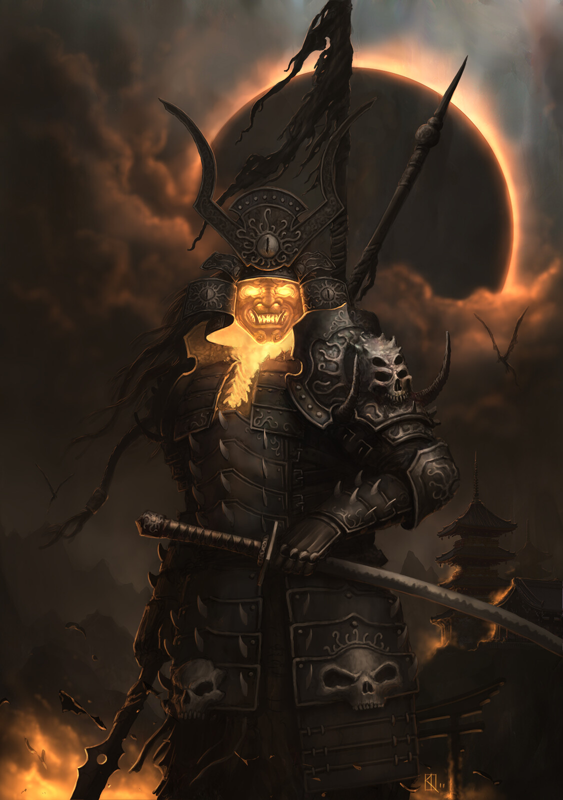 Burning Samurai