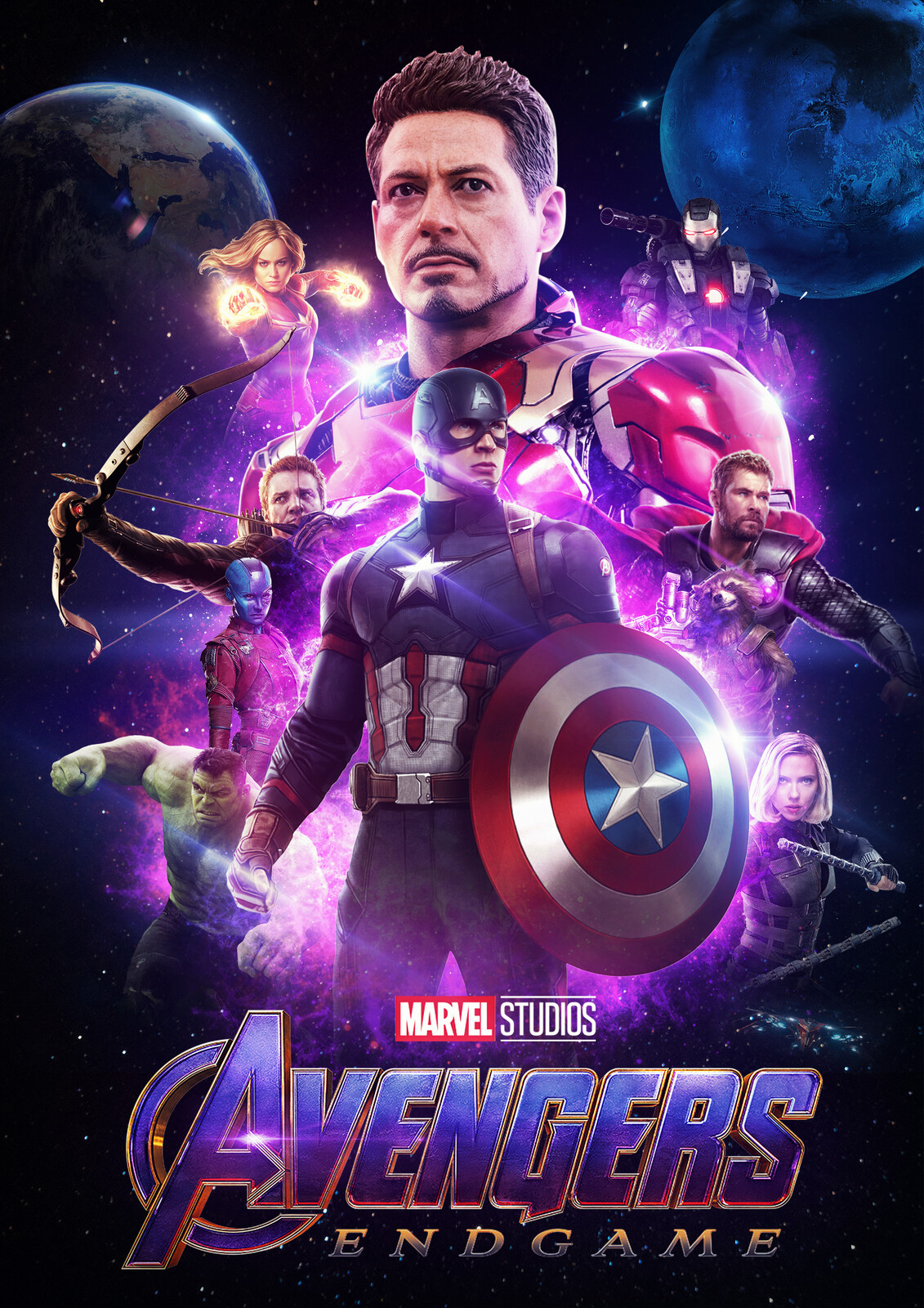 Artstation Avengers Endgame Poster George Britton